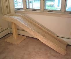 Cat trees come in all shapes and sizes. Cat Ramp With Scratching Post C D Pet Products