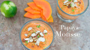 Papaya boats 5 papayas stuffed with yogurt, raisins, strawberries, and walnuts are topped with honey. Papaya Dessert Youtube
