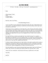 Back to cover letter samples. Social Media Manager Cover Letter