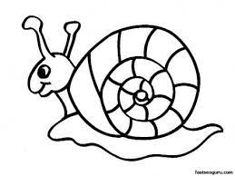 Printable coloring pages for kids animals. Printable Coloring Pages Animal Snails For Kids Free Kids Coloring Pages Printable