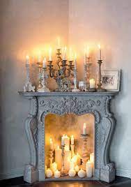 Smtyle christmas diy 6 fireplace candle candelabra candleholder mantle decor for flameless or wax pillar candles stand with black iron decoration on desk or floor. Best Tiered Candle Holders For In Fireplace Candle Junkies