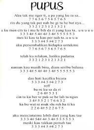 Chord Lagu Pupus Info Dan Tips