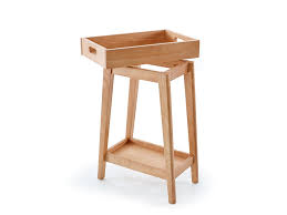 Simply Nursery Retro Side Table Modern Wood Baby Furniture