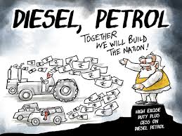 Subscribe to newsletter to get the latest cartoons from satish acharya. Dom S Take No Acche Din For Fuel Prices Rediff Com Business