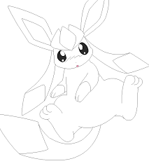 Glaceon Lineart 1 By Michy123 On Deviantart Pokemon Coloring Pages Pokemon Coloring Tribal Pokemon