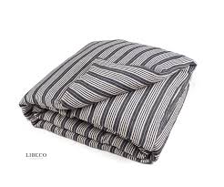 Upgrade your bedding with unique patterns & designs from independent artists across the world. Libeco The Tack Stripe Black And White Sand Washed Linen Duvet Cover King