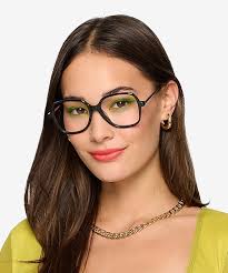 Corey Square Black Full Rim Eyeglasses