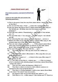 To this day, he is studied in classes all over the world and is an example to people wanting to become future generals. James Bond Esl Worksheet By Bretagne