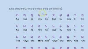The korean alphabet, known as hangul in south korea and chosŏn'gŭl in north korea, is a writing system for the korean language created by king sejong the . Korean Lesson 1 Sinhala Language Youtube