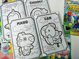 Gambar bt21 untuk mewarnai cooky love yourself love yourself bt21 editor ig at soresoar lihat lebih banyak. Buku Mewarnai Bts Bt21 Shopee Indonesia