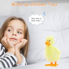 Clockwork Toy Wind-up Duck Toys Mini for Kids Chick Prize Plush Easter  Basket Stuffers Filler Baby Toddler