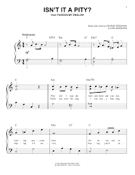 George Gershwin Isn T It A Pity Sheet Music Notes Chords Score Download Printable Pdf Sheet Music Notes Sheet Music Music Notes