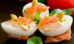 Oeufs Durs Farcis Au Saumon Fume Gezonde Recepten Hapjes Lekker