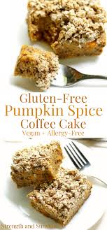 Gluten Free Pumpkin Spice Coffee Cake Vegan Allergy Free Recipe Gluten Free Pumpkin Gluten Free Pumpkin Spice Pumpkin Coffee Cakes