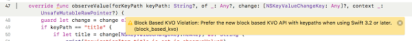 List of 25 kvo definitions. Xcode 9 Block Based Kvo Violation For Observevalue Function Stack Overflow