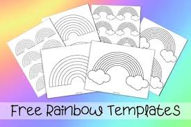 You don't need rainy weather or saint patrick's day to make fun rainbow themed crafts for kids. Free Printable Rainbow Templates And Coloring Pages For Kids Mombrite