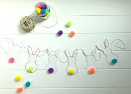 You can find more printing tips in our guide here. An Easter Diy Bunny Banner Free Printable Miss Sue Living