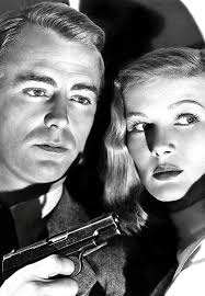 Alan Ladd and Veronica Lake in The Blue Dahlia (1946) Director: George  Marshall "An ex-bomber pilot is suspected of murdering his unfaithful wife."