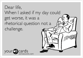 18 Quotes To Cheer You Up On A Bad Day Funny Quotes Rhetorical Question Ecards Funny