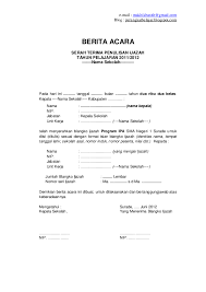 Doc Berita Acara Mang Kerto Dipojoyo Academia Edu