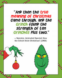 The grinches heart grew 3 sizes that day. 10 Dr Seuss Christmas Quotes The Grinch Quotes