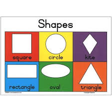 shapes shapes school posters nursery school