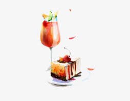 Download Svg Free Cocktail Drawing Food Birthday Wishes With A Cake And Wine Transparent Png 422x600 Free Download On Nicepng