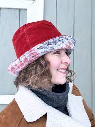 Wide Brim Hat Women S Winter Hat Corduroy Winter Hat Etsy In 2021 Winter Hats For Women Etsy Kids Clothes Wide Brim Hat