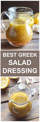 The Best Greek Salad Dressing To Pour Over Green Salad Pasta Salad Or Use As A Marinade Greek Greekdressing Greekvin Homemade Salads Greek Recipes Recipes