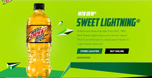 Order now, only at kfc. Made A Mockup Page For My Bottled Sweet Lightning Edit Mountaindew