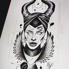 Available Designs By Stephan Moderntribetattoo Moderntribetattoostudio Maleficent Peakyblinders B Witchy Tattoos Maleficent Tattoo Blackwork Tattoo Design