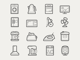 Home Appliances Icon Set Home Appliances Appliance Logo Appliances