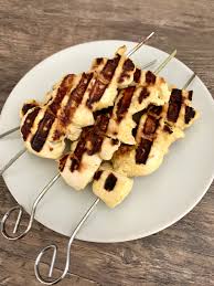 Hahnchen Spiesse Mit Joghurt Curry Marinade Rezept Curry Marinade Rezepte Lebensmittel Essen