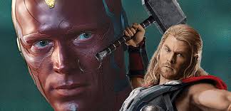 In age of ultron, thor (chris hemsworth) watches as many of his fellow asgardians die. Whedon On Avengers Age Of Ultron Moment Where Thor Trusts The Vision