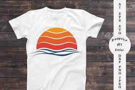 The best gifs are on giphy. Retro Sun Shirt Vintage Sunset Graphic By Anastasiyaartdesign Creative Fabrica