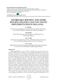 Housing development issues in malaysia. Housing Policies Research Papers Academia Edu