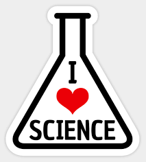 i love science stickers stickers featuring black text i love science on an erlenmeyer flask the word naturwissenschaft naturwissenschaftsprojekte aufkleber