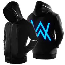He was originally known by his stage name dj walkzz. Leuchtend Alan Walker Fade Hoodie Zip Up Black Sweatshirt Wishiny