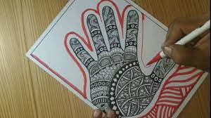 How to add a very simple vignette in photoshop. Drawing Simple Hand Tangle And Doodle Art Youtube