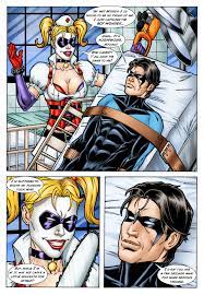Batman and Nightwing discipline Harley Quinn (Batman) [Leandro Comics] Porn  Comic - AllPornComic