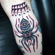 But tattoos with these little creatures have also varied positive meanings which you can find in this article below. 50 Traditional Spider Tattoo Designs For Men Webs Of Ideas