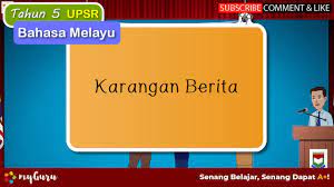 Isi karangan berita berkisar tentang lima perkara, iaitu apa, siapa, bila, di mana, dan mengapa. Tahun 5 Bahasa Melayu Upsr Penulisan Karangan Berita Youtube