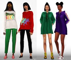 Gucci leggings for the sims 4 by lynxsims gucci jogging pants, bomber jacket, sweatshirt & hooded dress for the sims 4 pet gucci clothing . Gucci The Sims 4 Comprar Online Off 72