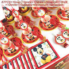 5 out of 5 stars. Birthday Party Decorations Kids Mickey Mouse Napkin Cup Plate Blowout Mickey Mouse Birthday Theme Party Supplies Set Decorations Disposable Party Tableware Aliexpress