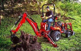 A tractor is a vehicle with large, heavily treaded tires that are used for mechanical plowing, harvesting, or pulling other farm machinery. 5 Of The Best Sub Compact Tractors Tractor News