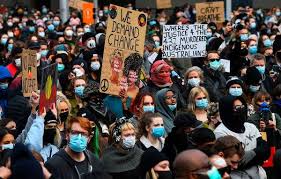 An estimated 7,000 protesters gathered at the parliament of victoria and marched to. Huge Crowds Around The Globe March In Solidarity Against Police Brutality The New York Times