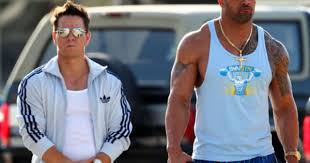 Mark Wahlberg Dwayne Johnson First Images From Pain And Gain