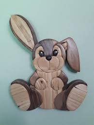 Ostern hasen basteln osterhasen basteln vorlage osterhase easter bunny stencil 887 página para osterdeko basteln 25 ideen für süße. Hase Hase Holz Intarsie Schriftrolle Sage Kunst Wandbehang Etsy
