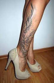Pin By Pufhen On Ink Leg Tattoos Women Lower Leg Tattoos Calf Tattoos For Women