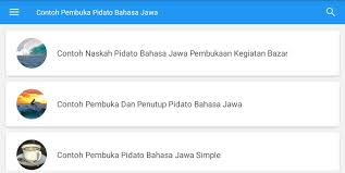 Tuladha sesorah basa jawa pengetan ambal warsa. Contoh Penutup Pidato Bahasa Jawa Lukisan